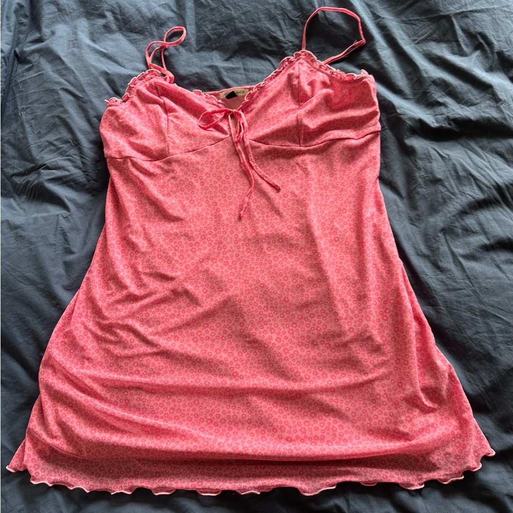 American Eagle pink floral dress